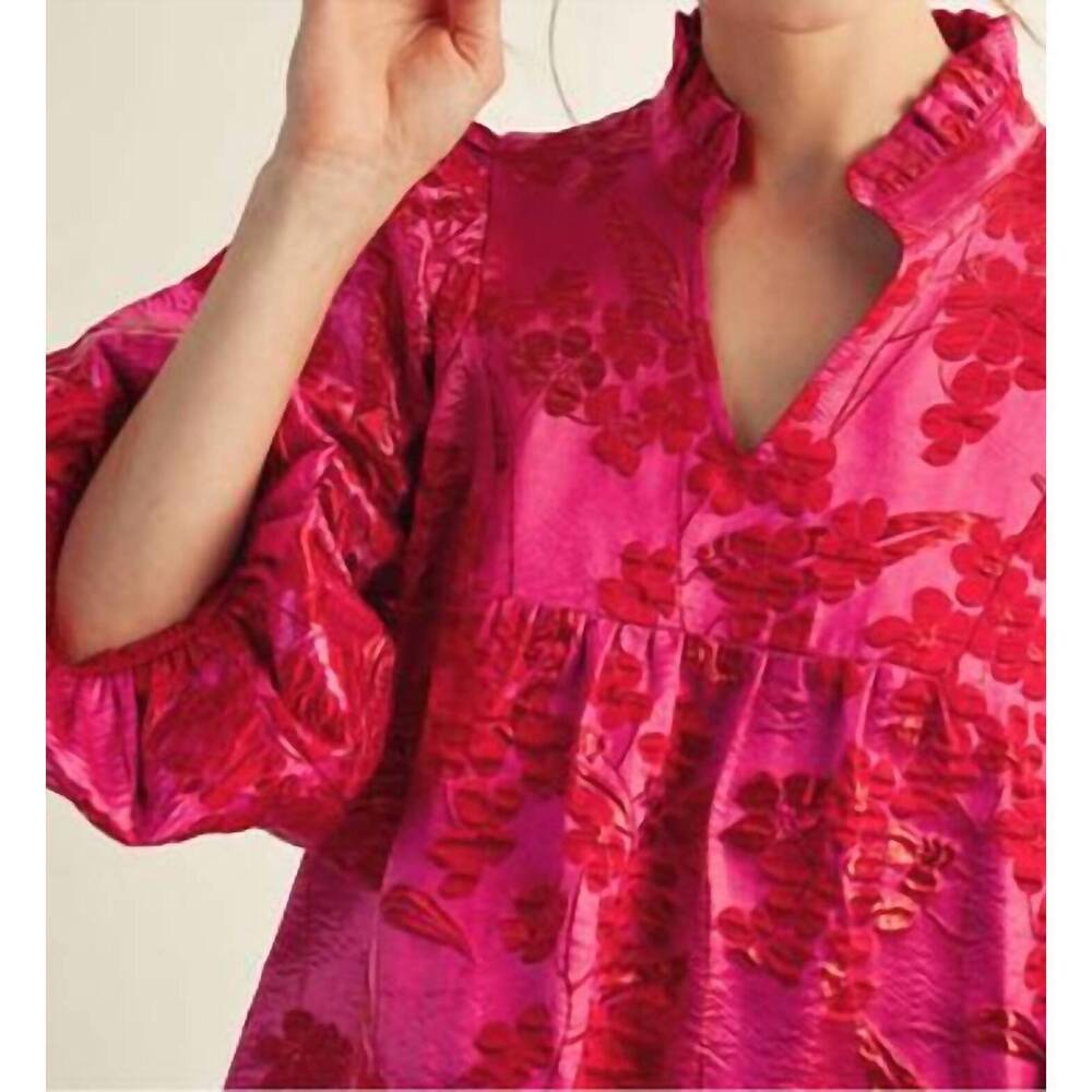 NEW JODIFL bloom mini dress in pink - Picture 4 of 4